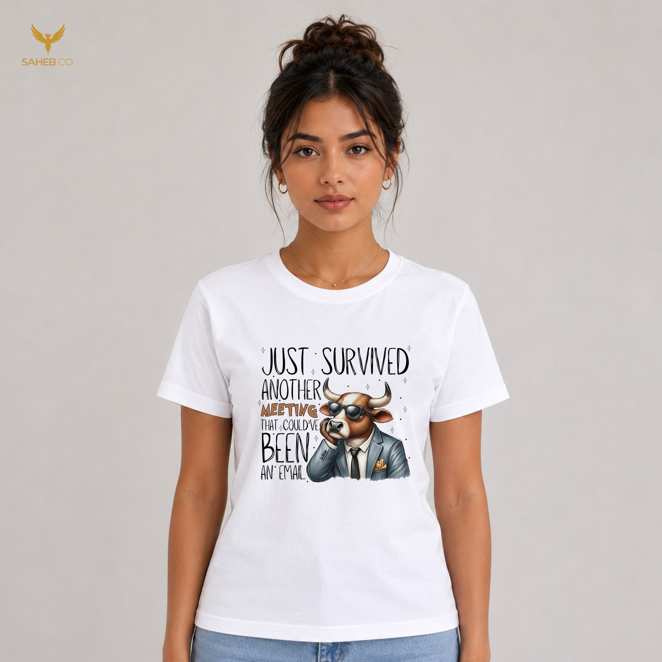Survived Meeting - Sarcastic Animal