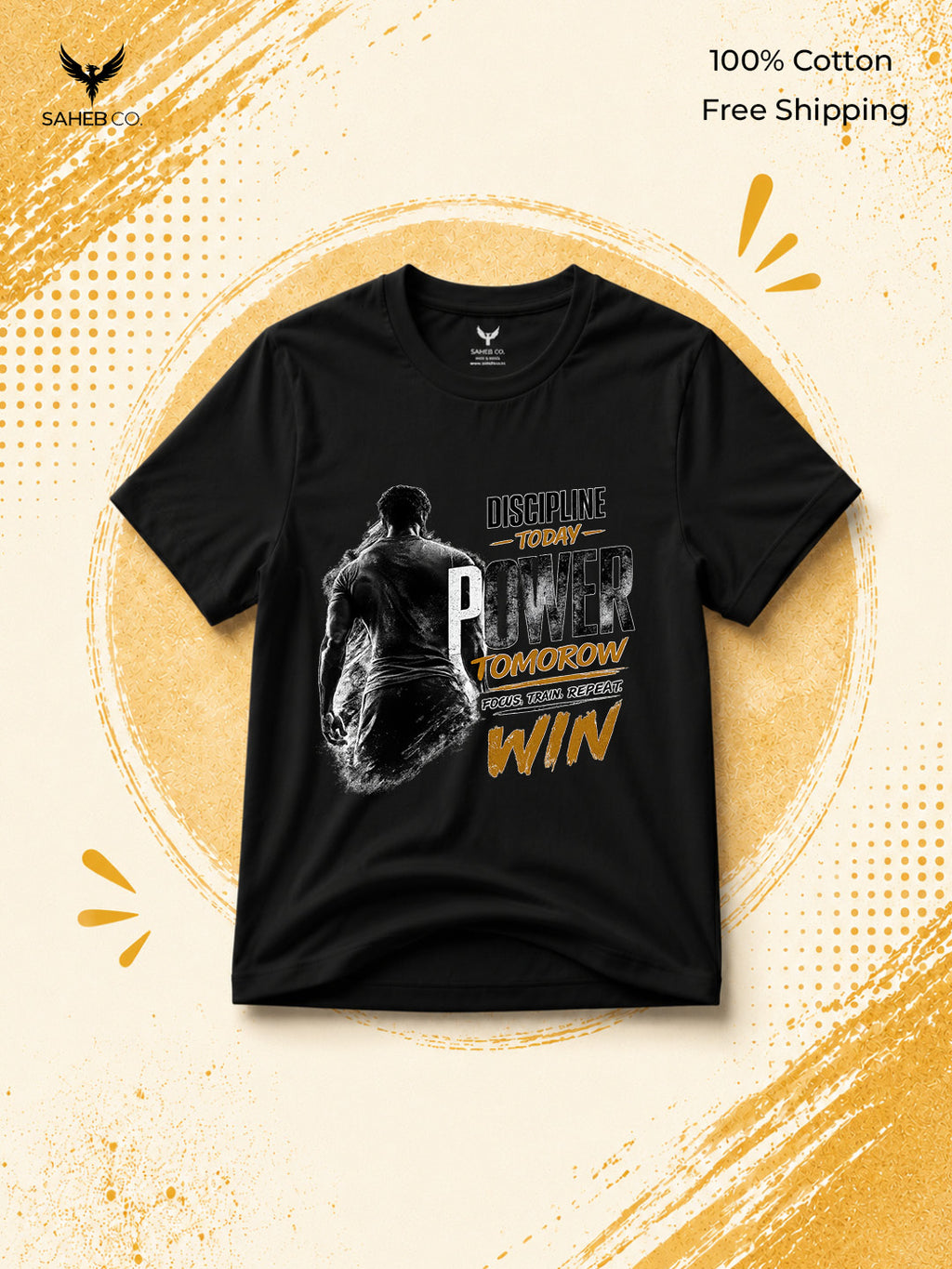 Power - Black T-shirt