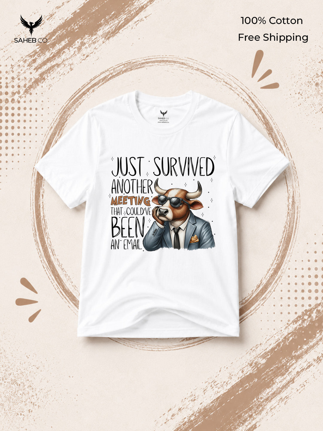 Survived Meeting - Sarcastic Animal